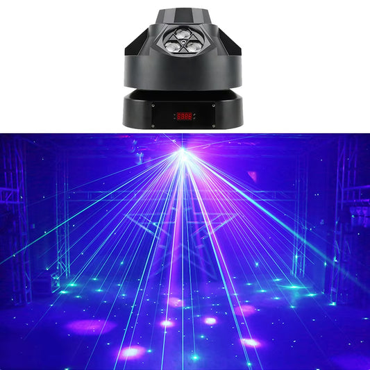 LED Stage Laser Light, Remote Control Color Spotlight