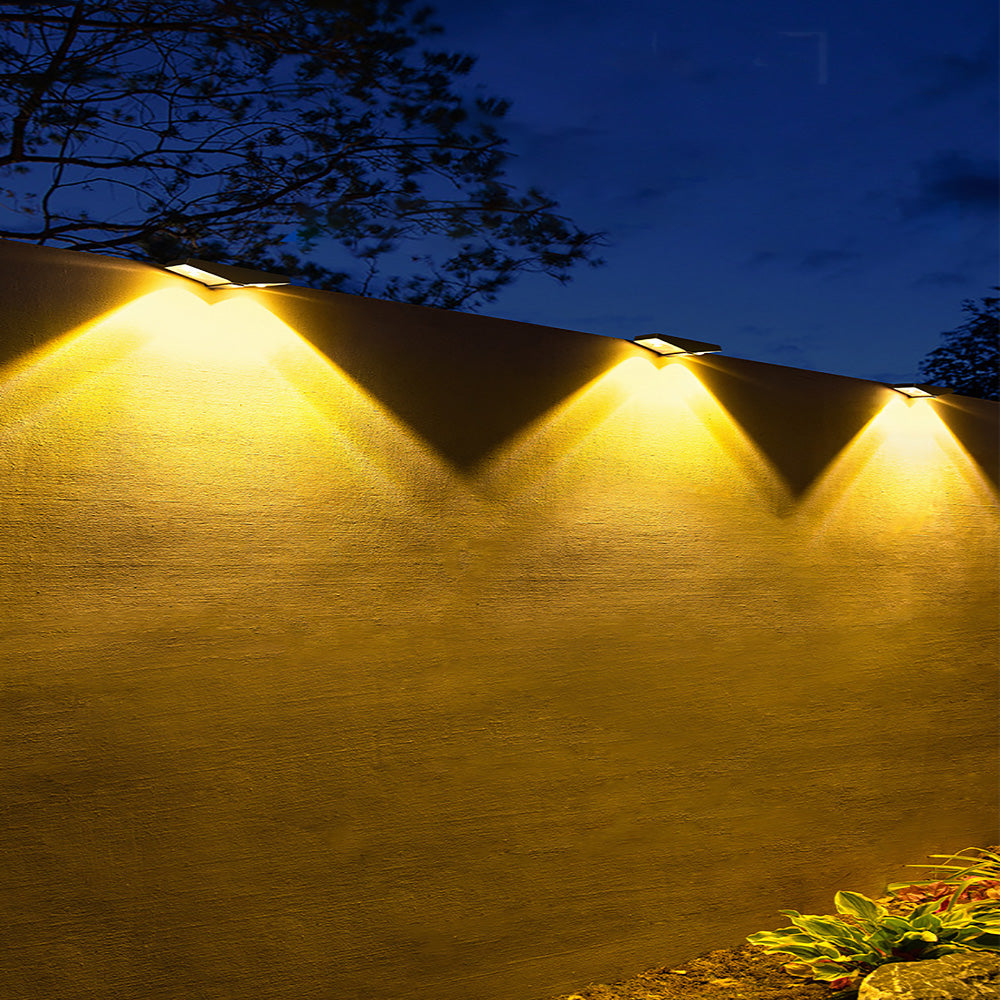Outdoor solar garden lights, outdoor wall exclusive spotlights , Garden Ambiance Wall Washer Lights