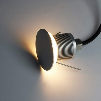 Garden underground lamp,recessed step lamp,round landscape spotlight,1W low voltage 12V 24V.