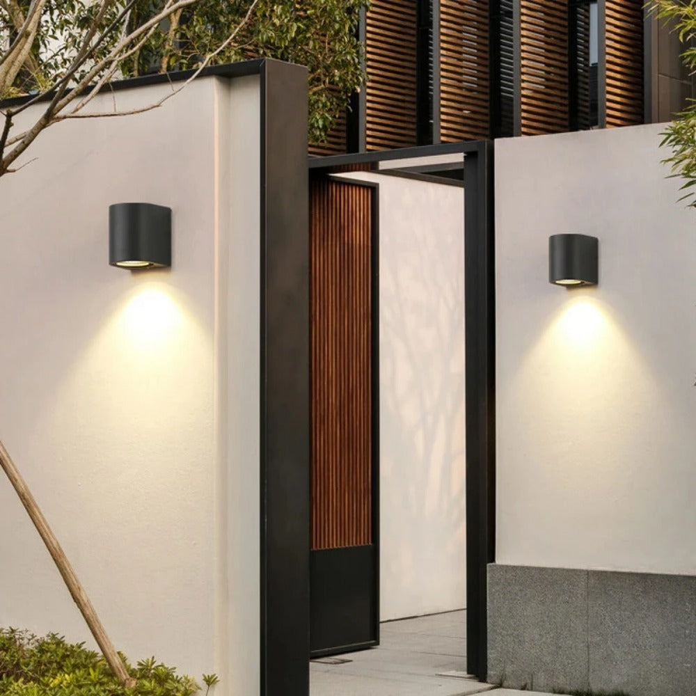 IP65 Outdoor Waterproof Wall Sconce, LED Garden Exterior Lighting Wall Sconce
