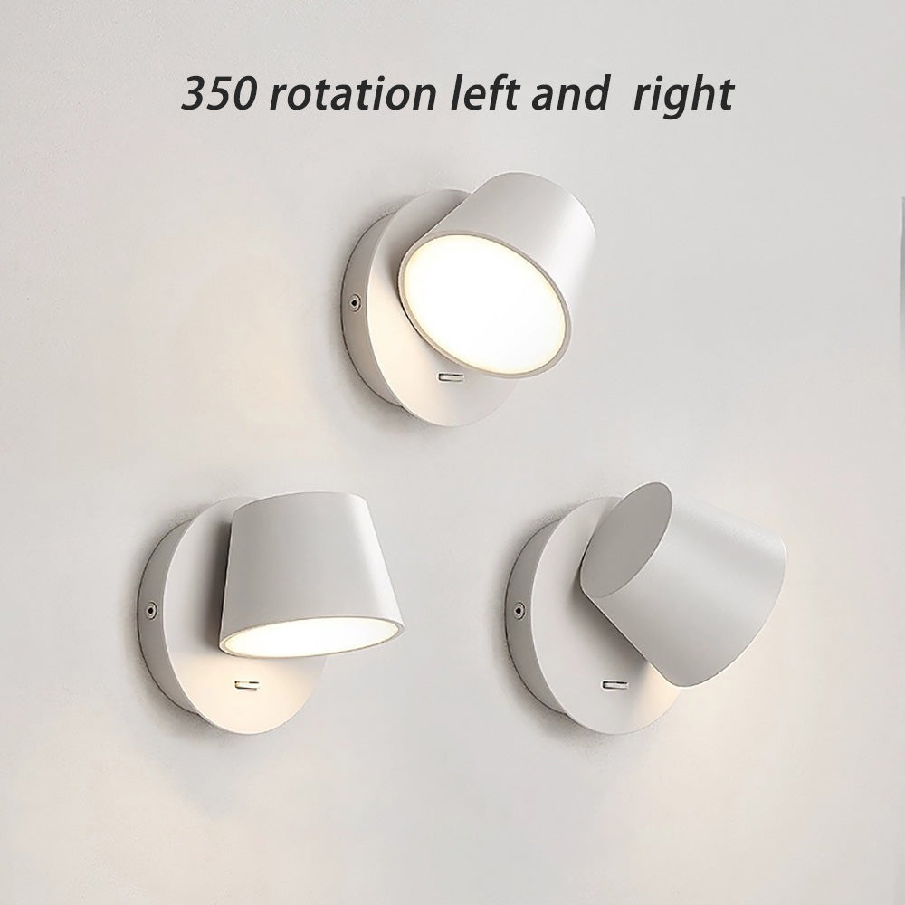 Adjustable Angle LED bedroom wall lamp, living room back wall decorative light