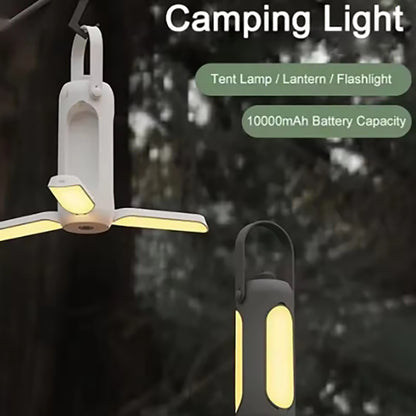 Extra Long Life Outdoor Camping Light, Foldable Rechargeable Light At Night