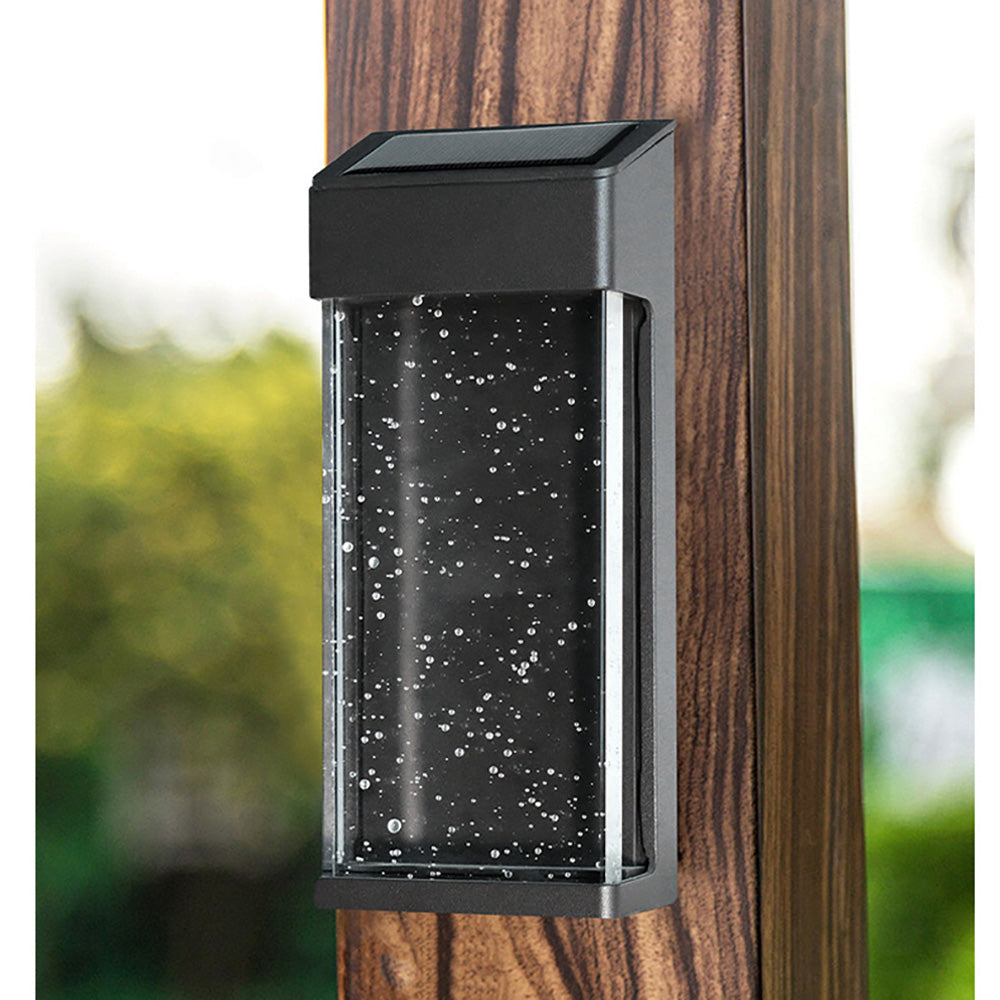 LED Outdoor Wall Light, Solar Garden Landscape Lamp