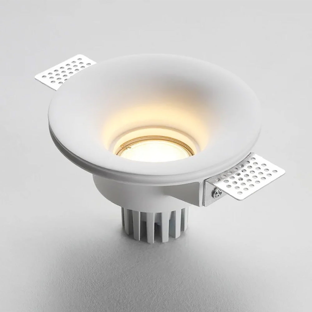 Recessed Gypsum Downlight, LED Anti-Glare Living Room Bedroom Aisle Home Lighting Ceiling Lights