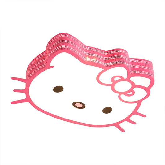 cozy kids bedroom high brightness ceiling light, kitty cat girl princess room light study light