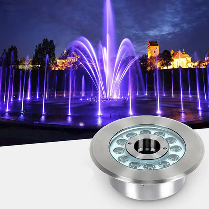 IP68 Outdoor Fountain Light, Underwater Waterproof Colorful Pool Light