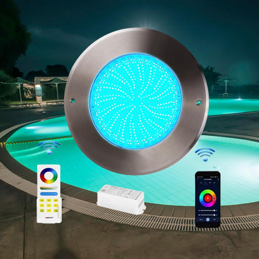 IP68 Waterproof Underwater Light,Smart Wall-Mounted Pool Light