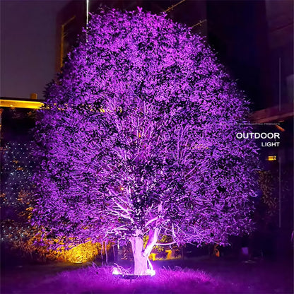 RGB Outdoor Tree Hugger Lights, IP65 Waterproof Park Landscape Pole Ring Lights
