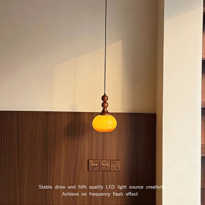 Bedside Gourd Chandelier, Liftable Bedroom Lighting Chandelier