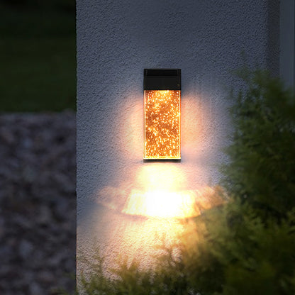 LED Outdoor Wall Light, Solar Garden Landscape Lamp