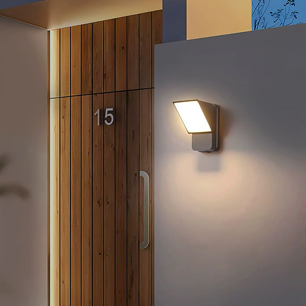 Rotatable Bedroom Wall Sconce, Park LED Waterproof Backdrop Decorative Lights