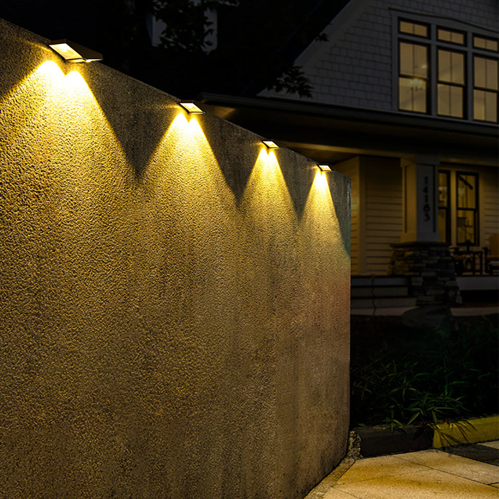 Outdoor solar garden lights, outdoor wall exclusive spotlights , Garden Ambiance Wall Washer Lights