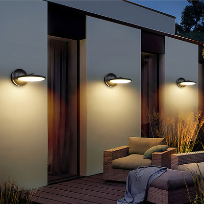 Outdoor waterproof wall lamp, bedroom self-adjustable bedside lamp living room corridor aisle light