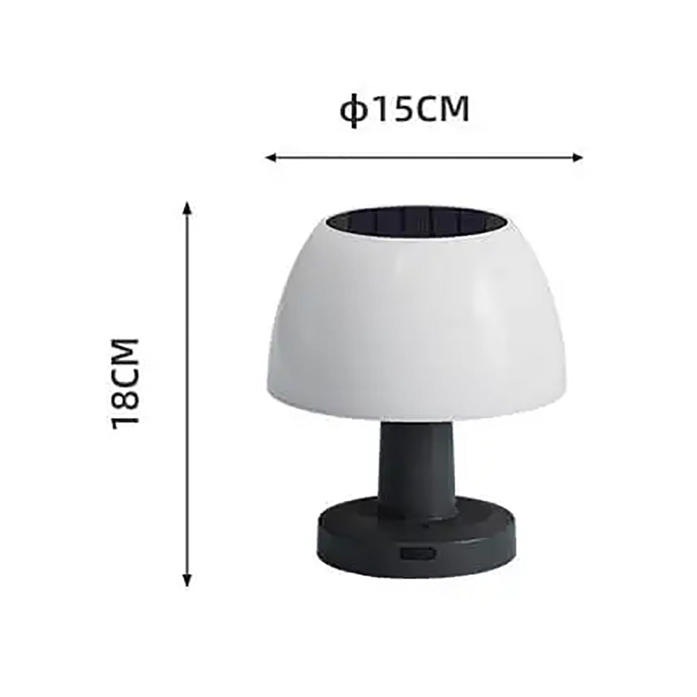 Outdoor Bar Solar Desk Lamp,Indoor Rechargeable Bedside Lamp