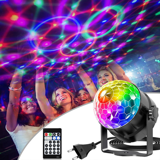 LED Remote Stage Lights, RGB Party Rotating Projection Lights