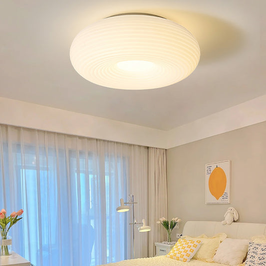 LED Eye Care Ceiling Light, Bedroom Pumpkin Stripe Lighting