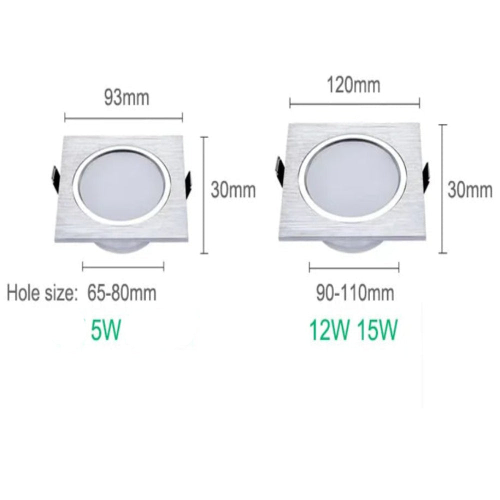 LED Dimmable Recessed Downlight, Indoor Ceiling Grid Light