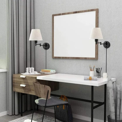 LED Indoor Folding Wall Lamp, Bedroom Bedside Plug Lights