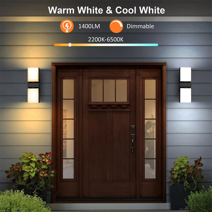RGB Outdoor Wall Light, IP65 Smart Waterproof Landscape Light