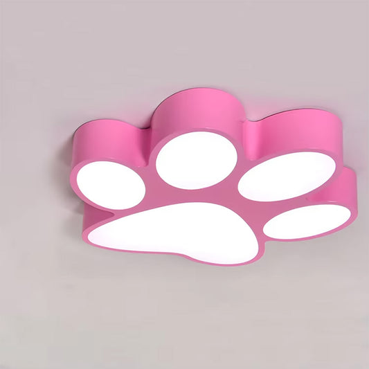 LED Creative Dog Paw Ceiling Light, Kindergarten Classroom Amusement Park Lighting