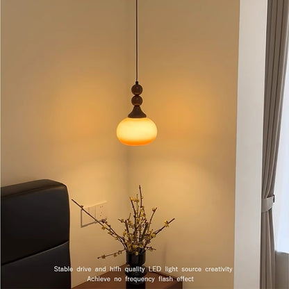 Bedside Gourd Chandelier, Liftable Bedroom Lighting Chandelier