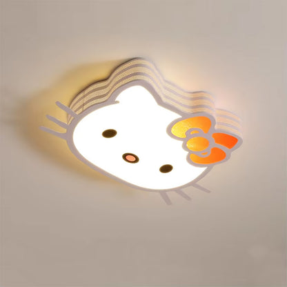cozy kids bedroom high brightness ceiling light, kitty cat girl princess room light study light
