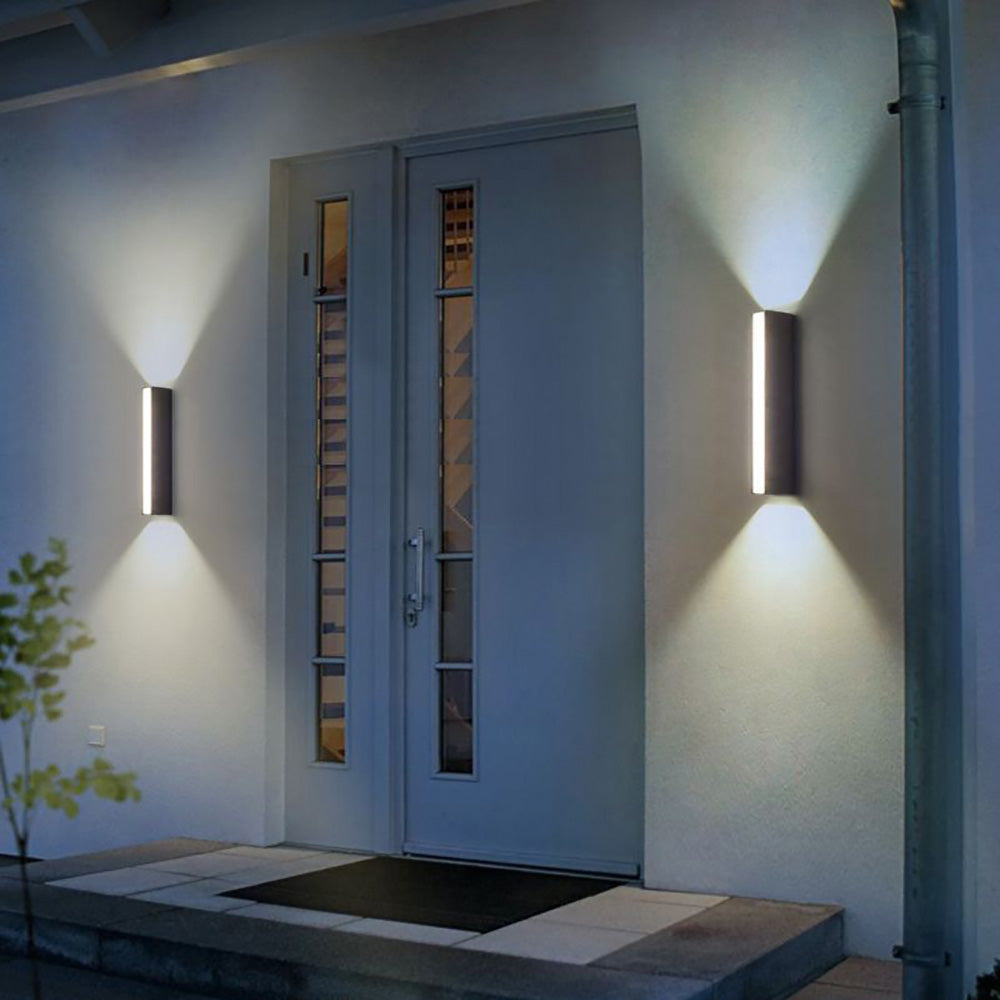 IP55 Outdoor Waterproof Wall Light, LED Garden Two-Way Spotlight