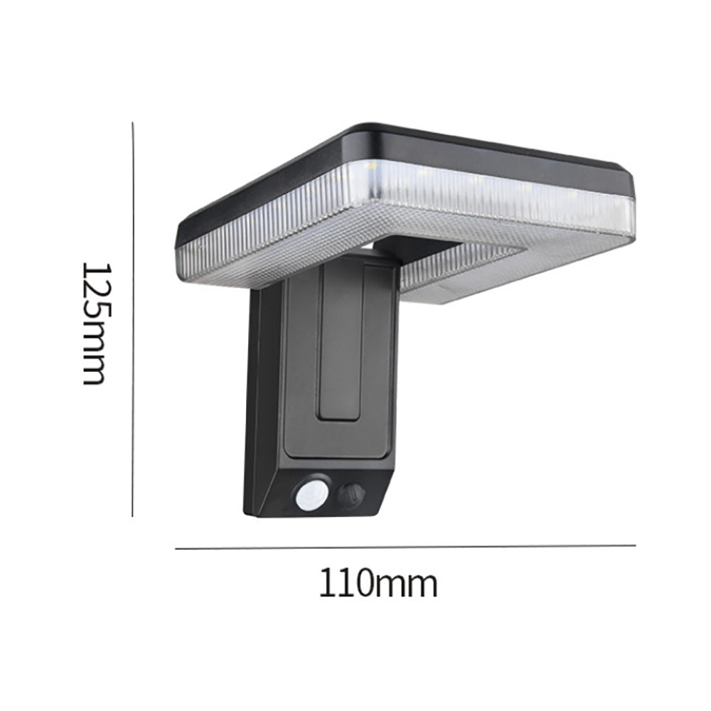 Outdoor Smart Solar Wall Sconce, Patio Collapsible Door Sign Lights