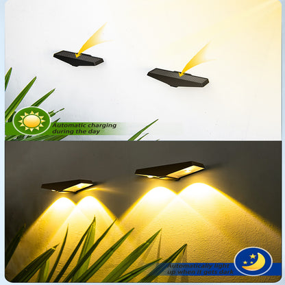 Outdoor solar garden lights, outdoor wall exclusive spotlights , Garden Ambiance Wall Washer Lights