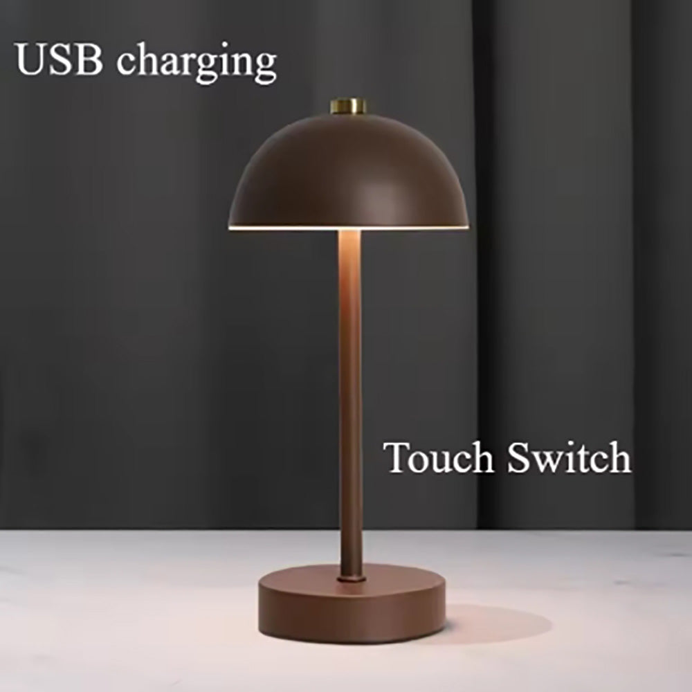 LED 3 Colors Table Lamps for Bedroom Bedside Rechargeable Decorative Lamp