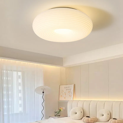 LED Eye Care Ceiling Light, Bedroom Pumpkin Stripe Lighting