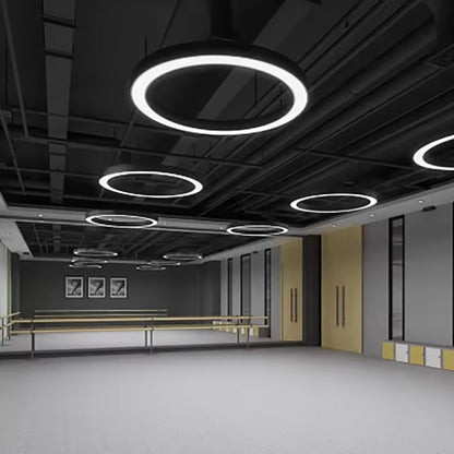 LED simple living room round pendant light for office bedroom mall decoration Lighting