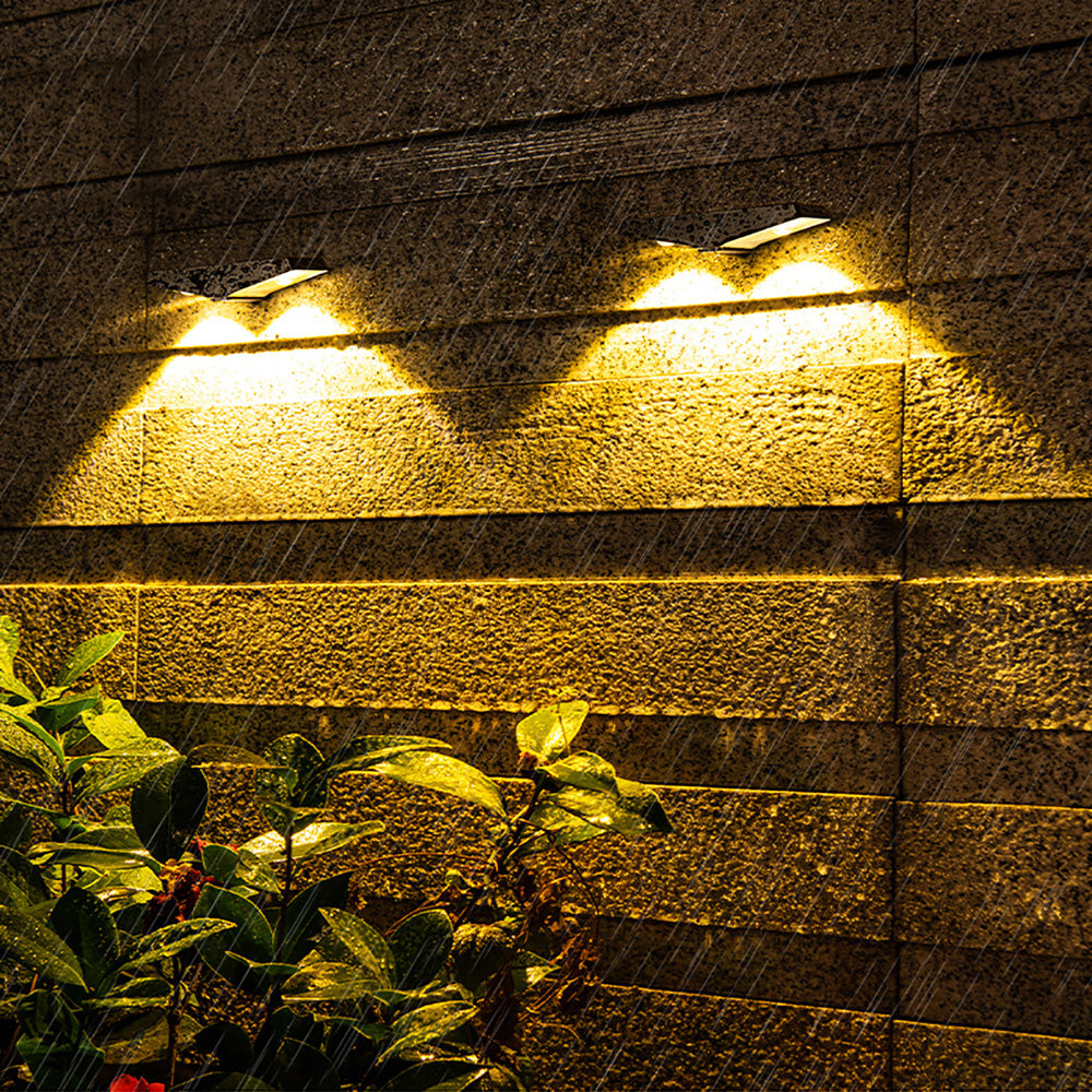 Outdoor solar garden lights, outdoor wall exclusive spotlights , Garden Ambiance Wall Washer Lights