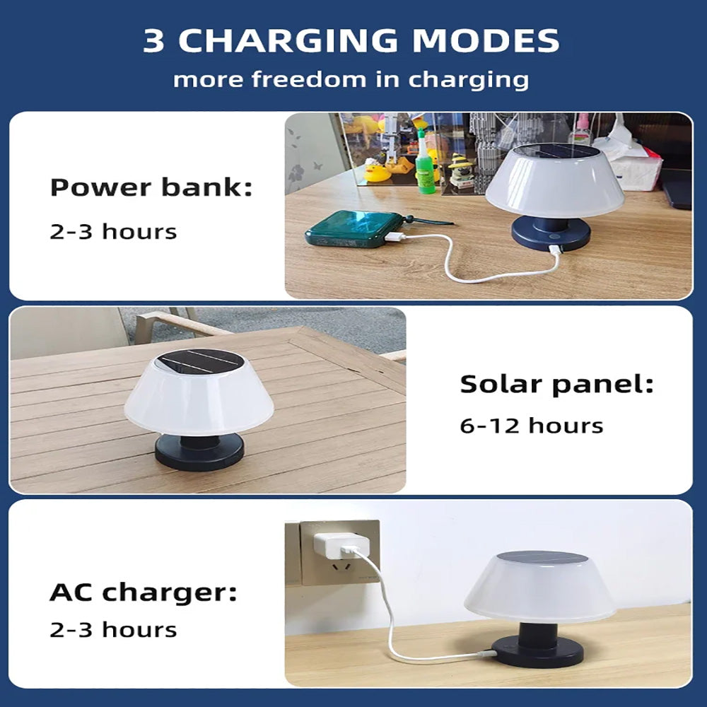 Outdoor Patio Solar Night Lights, Indoor Restaurant Lights