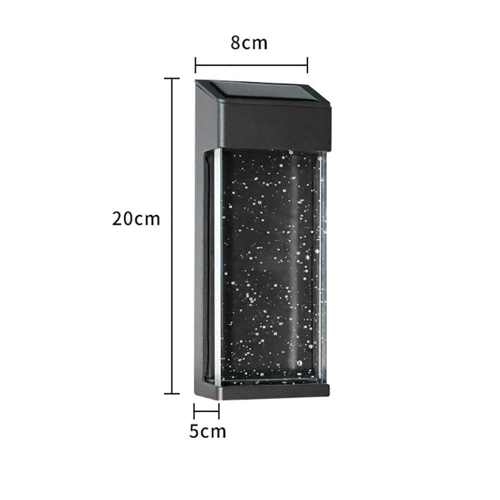 LED Outdoor Wall Light, Solar Garden Landscape Lamp