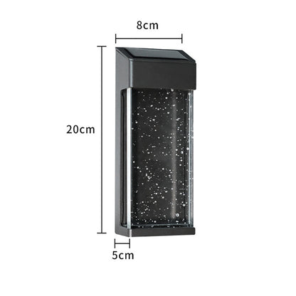 LED Outdoor Wall Light, Solar Garden Landscape Lamp