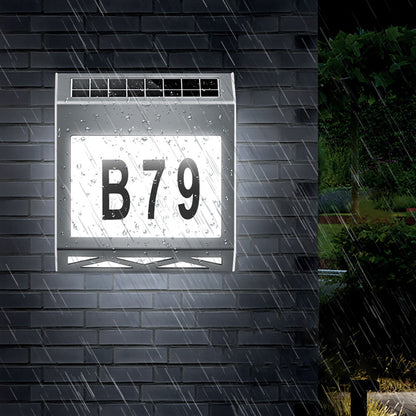 Solar Digital Door Light, Indoor Intelligent Light Sensitive Solar Wall Light