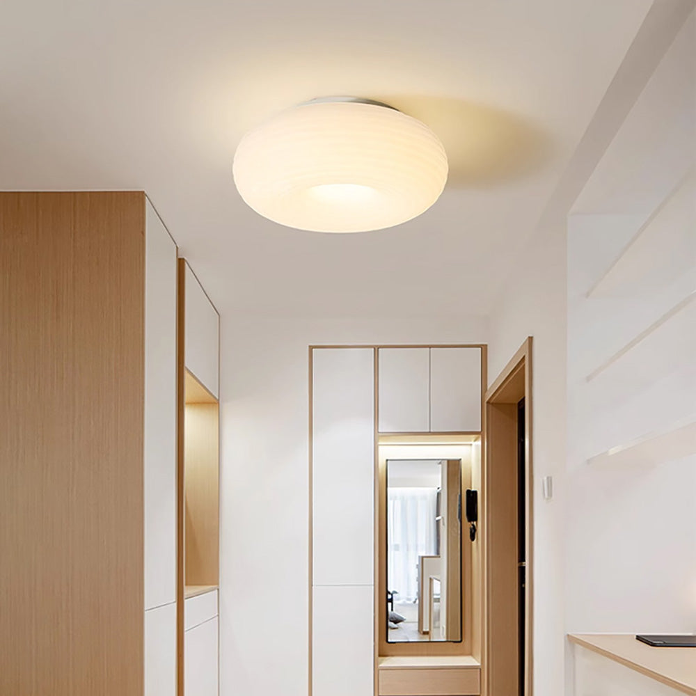 LED Eye Care Ceiling Light, Bedroom Pumpkin Stripe Lighting