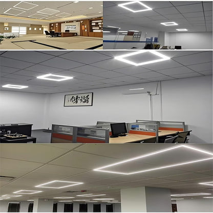 Recessed LED Ceiling Light, 150lm/w High Luminous Efficiency LED Panel Lights Square Flat Panel Lights