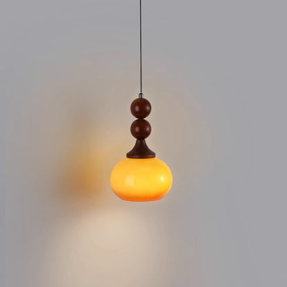 Bedside Gourd Chandelier, Liftable Bedroom Lighting Chandelier