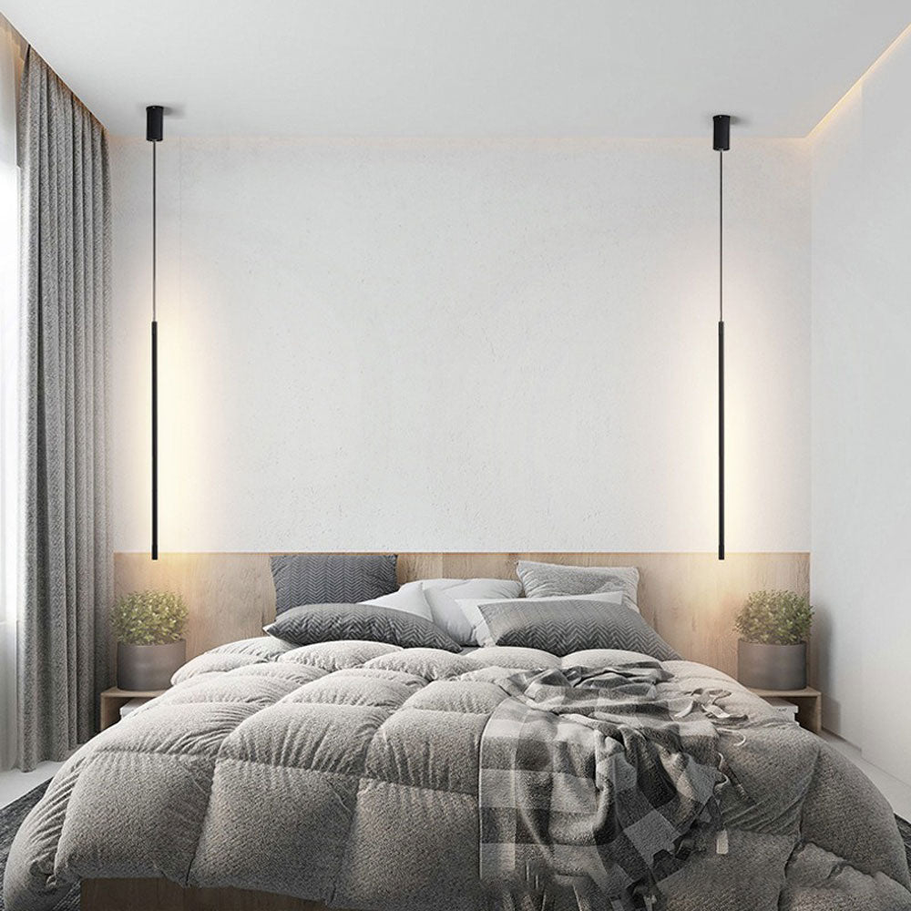 Bedroom bedside pendant lamp living room backdrop wall long dining room pendant lamp