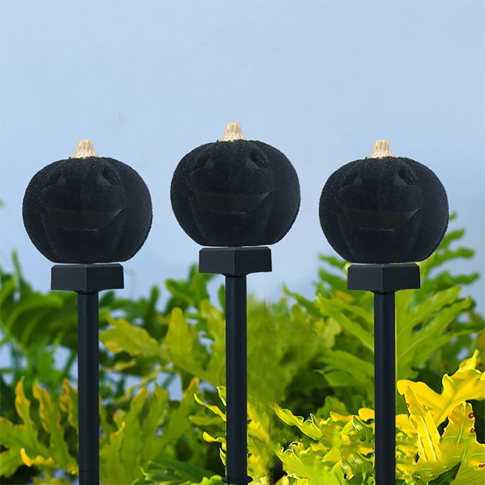 IP65 Outdoor Solar Landscape Lights, Halloween Spooky Pumpkin Garden Decoration Lights