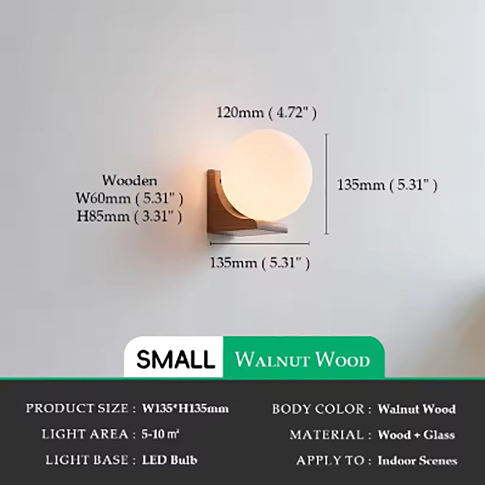 Bedroom Bedside Wall Sconce, Living Room Aisle Round Decorative Lamps