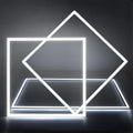 Recessed LED Ceiling Light, 150lm/w High Luminous Efficiency LED Panel Lights Square Flat Panel Lights