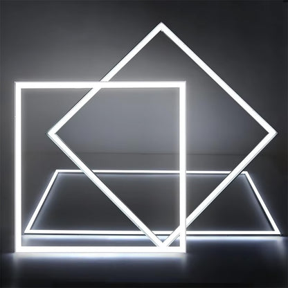 Recessed LED Ceiling Light, 150lm/w High Luminous Efficiency LED Panel Lights Square Flat Panel Lights
