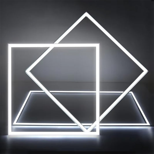 Recessed LED Ceiling Light, 150lm/w High Luminous Efficiency LED Panel Lights Square Flat Panel Lights