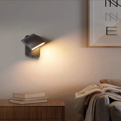 Rotatable Bedroom Wall Sconce, Park LED Waterproof Backdrop Decorative Lights