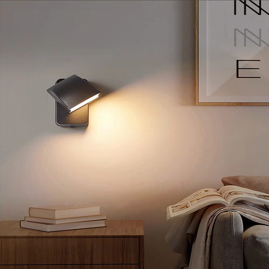 Rotatable Bedroom Wall Sconce, Park LED Waterproof Backdrop Decorative Lights