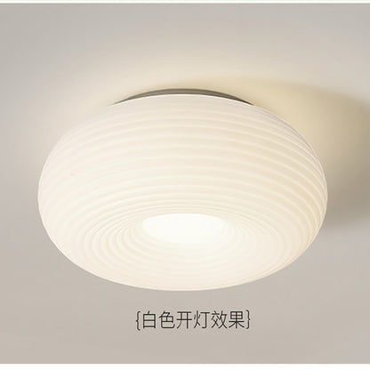 LED Eye Care Ceiling Light, Bedroom Pumpkin Stripe Lighting