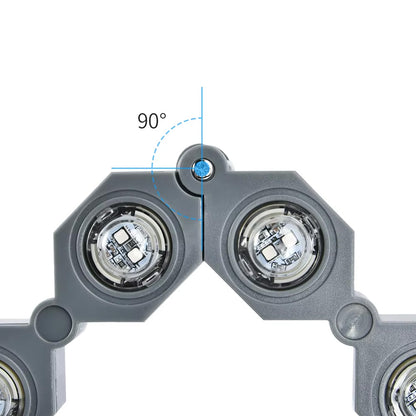 LED Outdoor Wall Washer Lights, Outdoor Waterproof Collapsible Chain Tree Hugger Lights